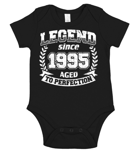 Vintage Legend Since 1995 Aged To Perfection Shirt Short Sleeve Baby One-Piece