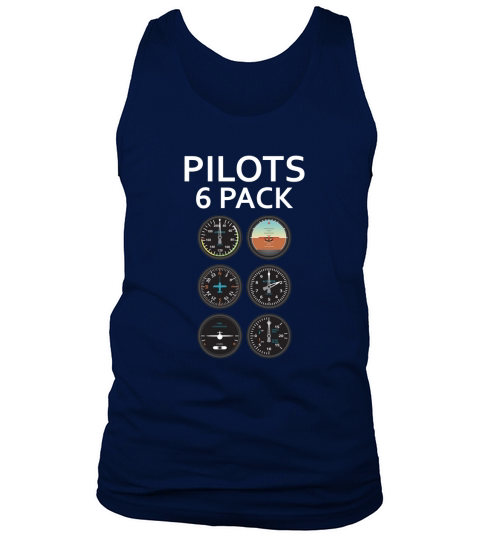 Aviation Pilots 6 pack Tank Top Unisex