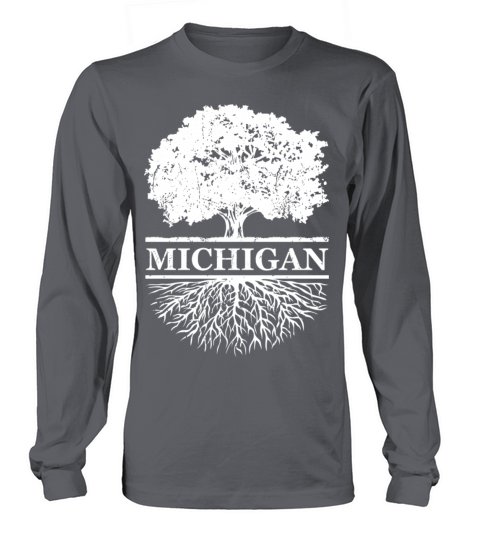 Michigan Vintage Roots Outdoors SouvenirGift Tee Women's Long Sleeve