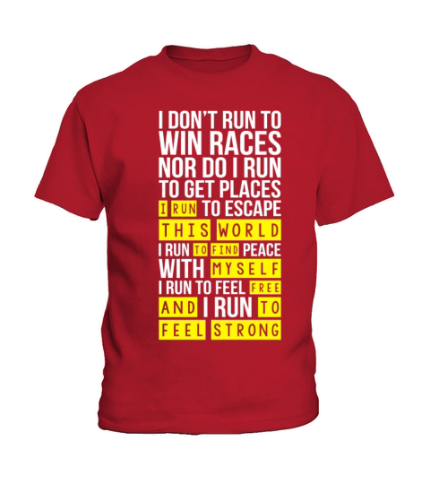 I run this world to find myself free Kids T-Shirt