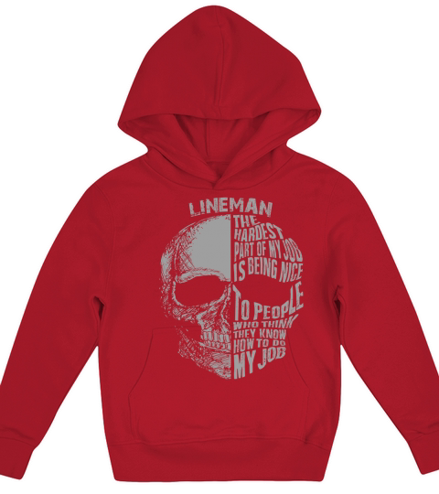 LINEMAN Kids Hoodie