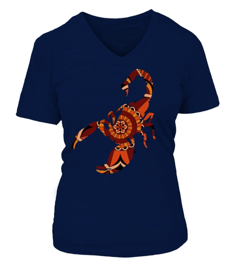 Scorpio Zodiac Birthday Sign Astrology Women's V-Neck T-shirt