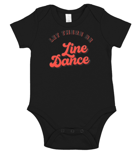 Line Dancing Let There Be Line Dance Short Sleeve Baby One-Piece