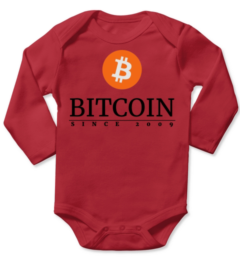 Bitcoin since 2009 Long Sleeve Baby One-Piece