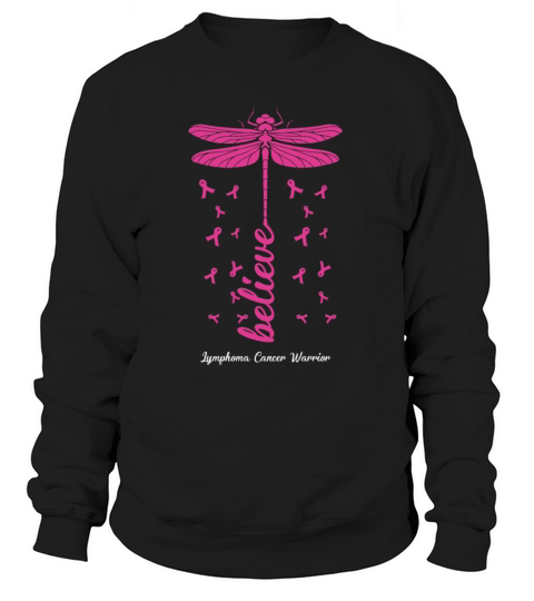 Breast cancer warrior dragonfly believe Women's Sweatshirt