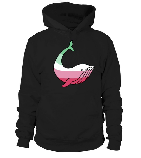 Whale Abrosexual Pride Men's Hoodie
