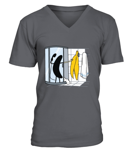 Funny Banana Robe Men's V-Neck T-shirt