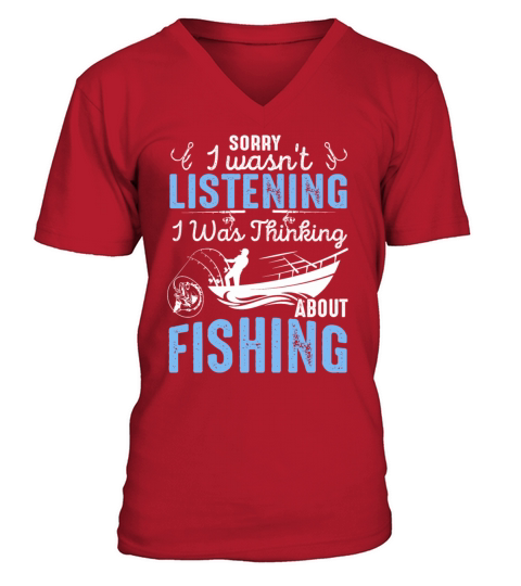Fishing quotes Men's V-Neck T-shirt