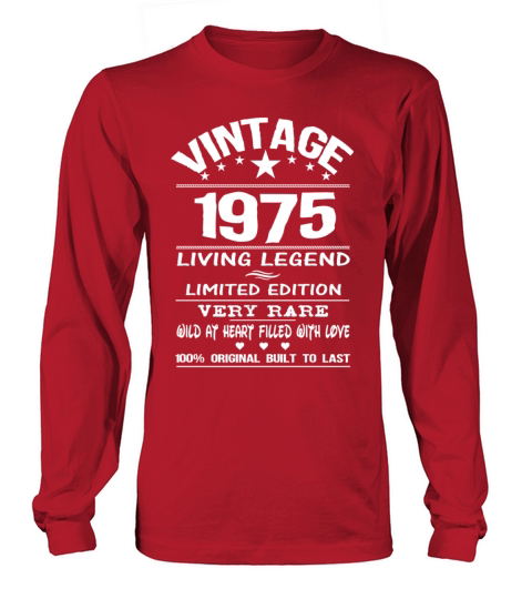 VINTAGE 1975 Women's Long Sleeve