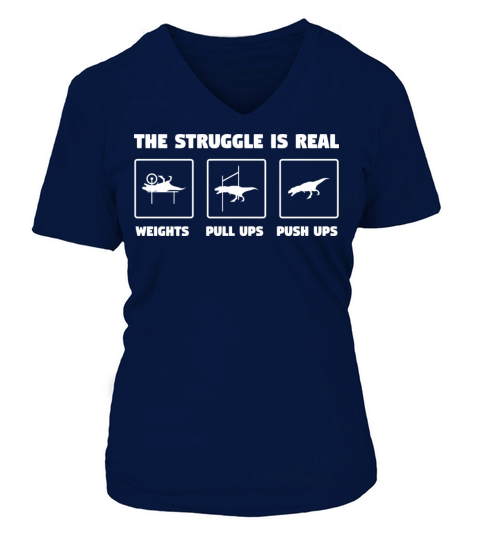 Weightlifting T-Rex Apparel For A Weightlifter Women's V-Neck T-shirt