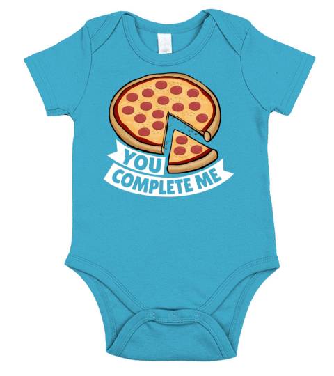 Pizza Valentine Shirt - Funny Valentines Day Gift Short Sleeve Baby One-Piece