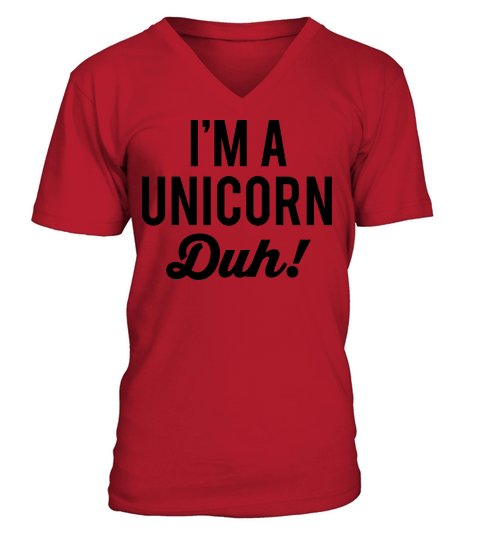 Im A Unicorn Fashiony T-Shirts Men's V-Neck T-shirt