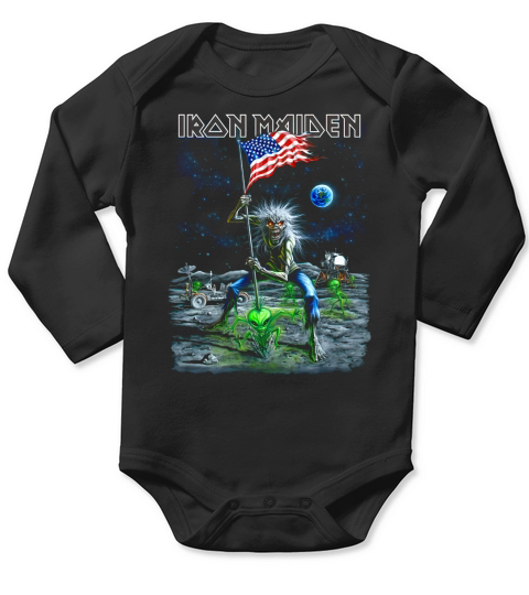 iron 7 Long Sleeve Baby One-Piece