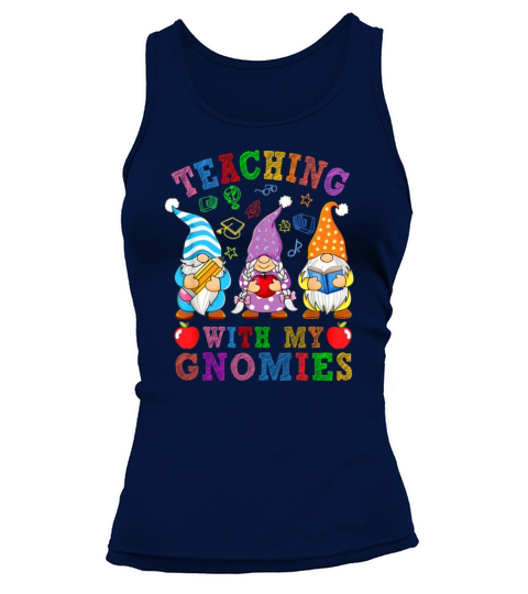 Back To School Teacher Gnome Teaching With Gnomie Women's Tank Top