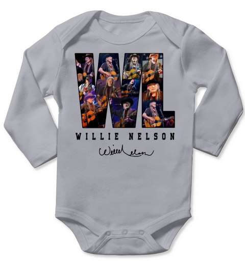WILLIE NELSON Long Sleeve Baby One-Piece