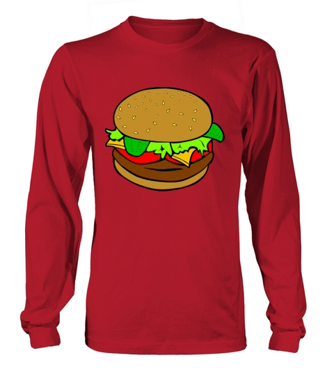 Hamburger Long sleeved Unisex