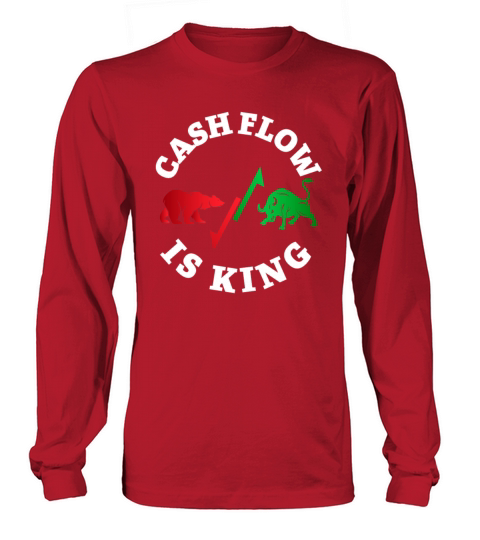 Cashflow is king - Trader Shares Stock Exchange Women's Long Sleeve