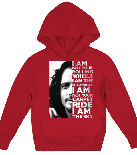Chris Cornell I am not your rolling wheels I am the highway Kids Hoodie