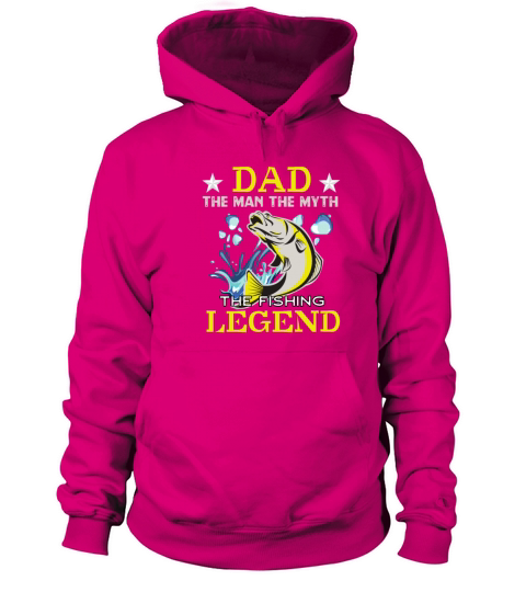 Dad the man the myth the fishing legend funny gift Men's Hoodie