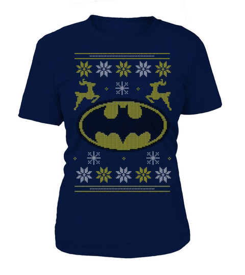 Justice League Batman Ugly Christmas Women's T-Shirt