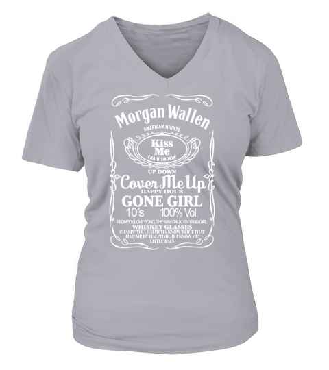 Morgan Wallen Cover Me Up V-neck T-Shirt Woman