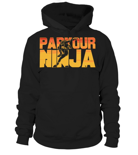 Parkour Ninja Retro Vintage Urban Lovers Hoodie Unisex