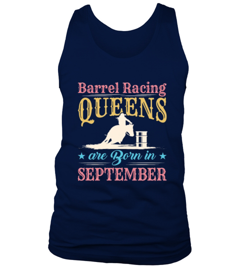 Barrel Racing Queens Are Born in September Men's Tank Top