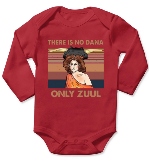 There Is No Dana Only Zuul Vintage Retro Long Sleeve Baby One-Piece