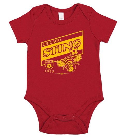 Chicago Sting 1975 Short Sleeve Baby One-Piece