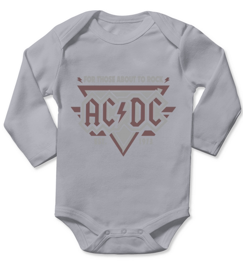 ACDC - Est. 1973 T-Shirt Long Sleeve Baby One-Piece