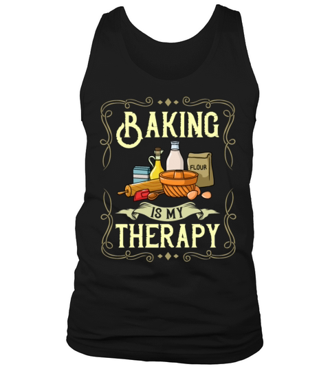 Baking Beginner Recipes Baker Flour Bakery Men's Tank Top