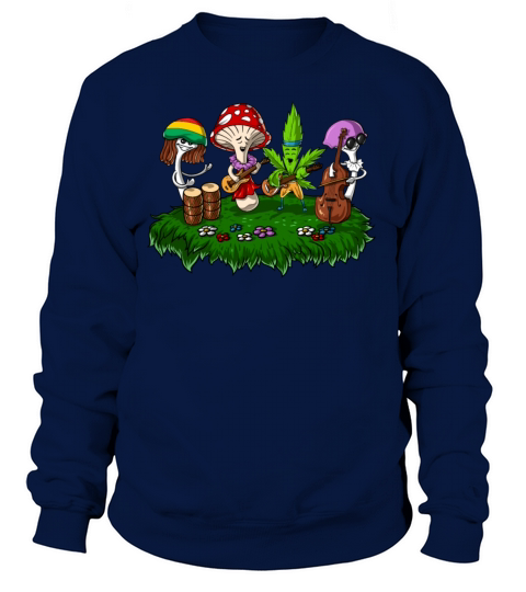 Magic Mushrooms Hippie Festival Women's Sweatshirt