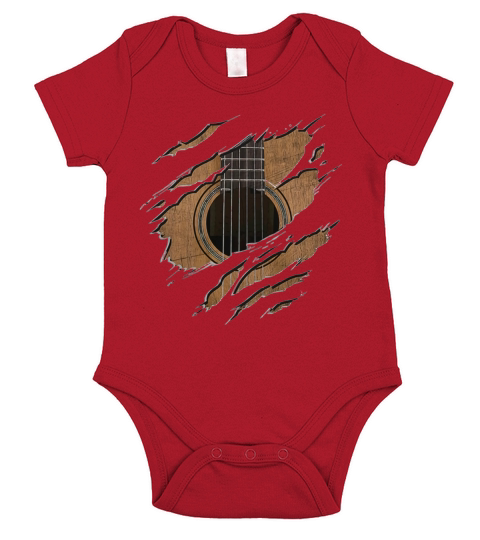 NEW DESIGN FOR GUITAR PLAYERS Short Sleeve Baby One-Piece