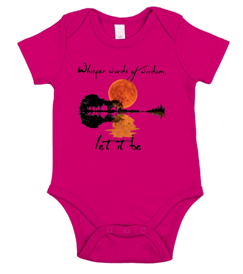 WHISPER WORDS OF WISDOM LET IT BE JUNGLE GUITAR Short Sleeve Baby One-Piece
