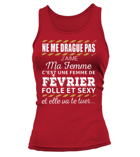 Ne me drague pas jaime ma femme Tank top Woman
