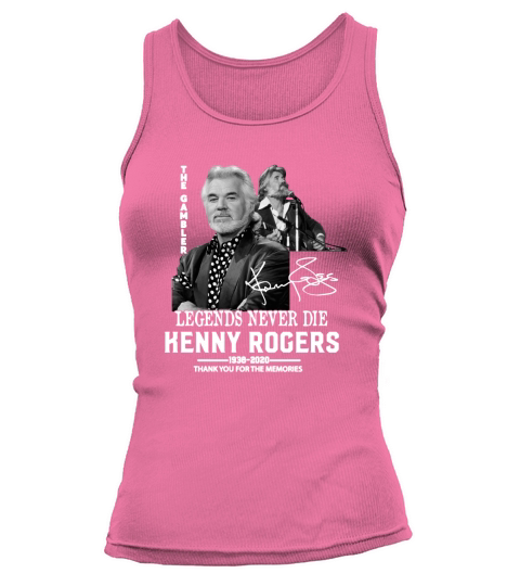 Legends Never Die Kenny Rogers 1938 2020 Signature Tank top Woman