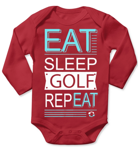 golf 2 Long Sleeve Baby One-Piece