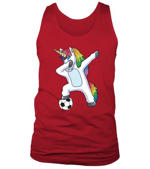 Dabbing Unicorn Soccer Tank Top Unisex