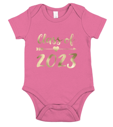 Class Of 2023 Grow With Me First Day Of School Short Sleeve Baby One-Piece