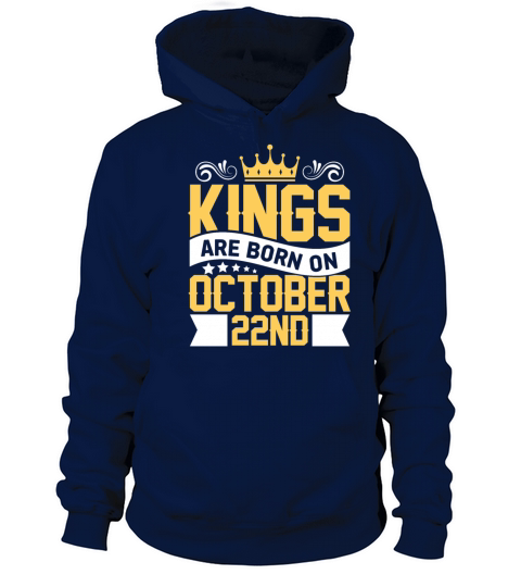 Kings are Born on October 22nd Birthday on October Women's Hoodie