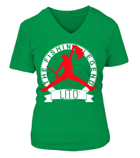 Jumpman the fishing legend your name V-neck T-Shirt Woman