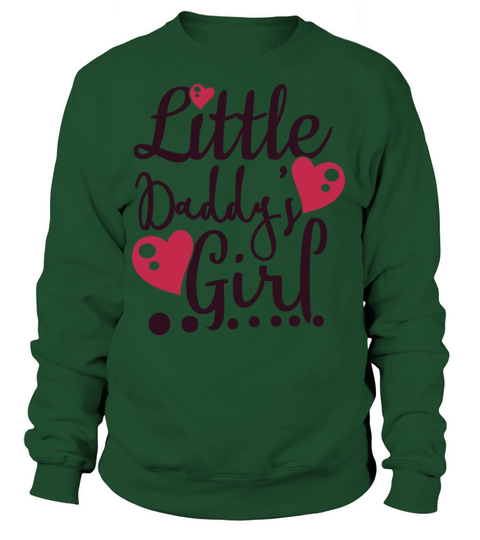 Little Daddys Girl Fathers Day Gift and Daughter Women's Sweatshirt
