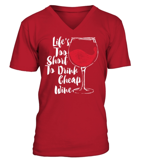 Funny Girlfriend Quotes Wine Drinker Gift Men's V-Neck T-shirt