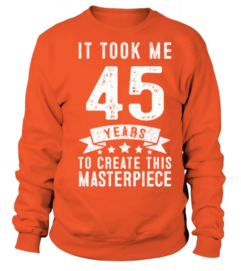 Funny 45 Years Old 1976 T Shirt 45th Birthday Gift Women's Sweatshirt