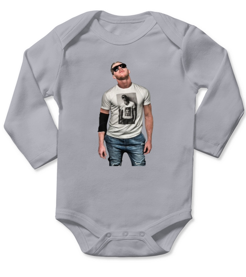 Orange Cassidy Photo Fashion Relaxed Long Sleeve Baby One-Piece