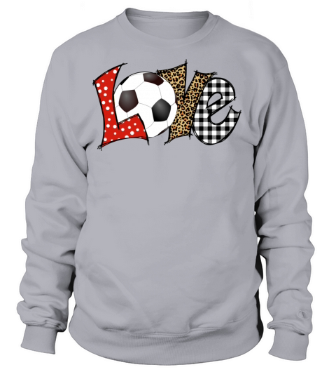 Love Soccer Leopard Women's Sweatshirt