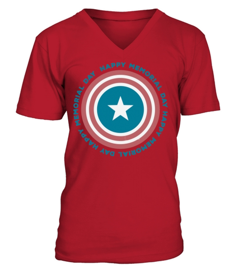 Captain memorial Day Men's V-Neck T-shirt