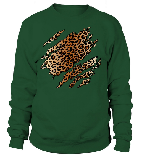 Wild Leopard Inside Women's Sweatshirt