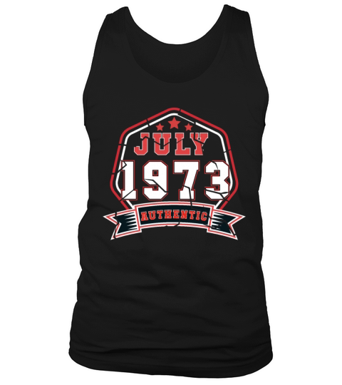 July 1973 Vintage Gift Idea Men's Tank Top