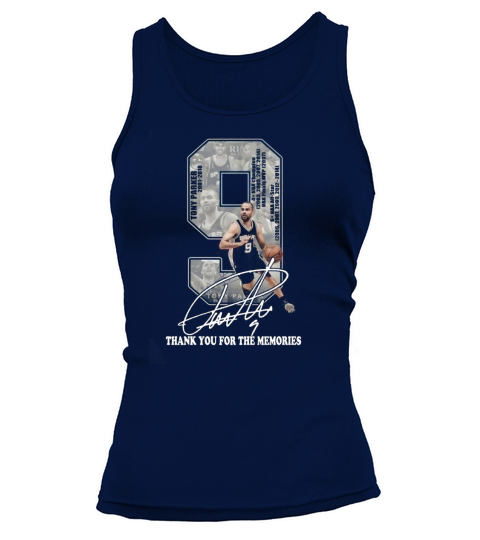 Tony Parker 2001 2018 thank you for the memories Tank top Woman